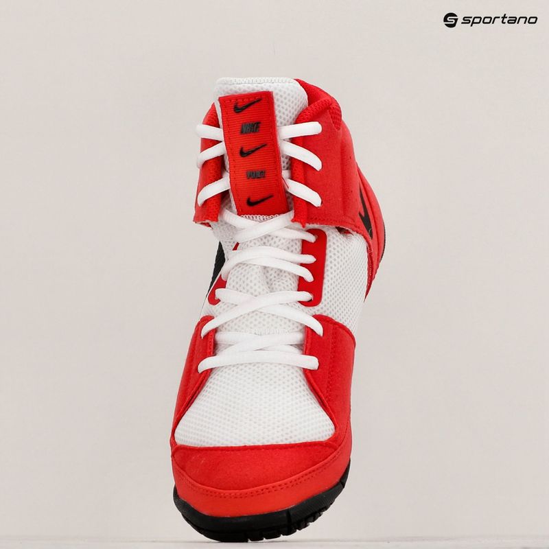 Nike Fury university red/white/black wrestling shoes 9