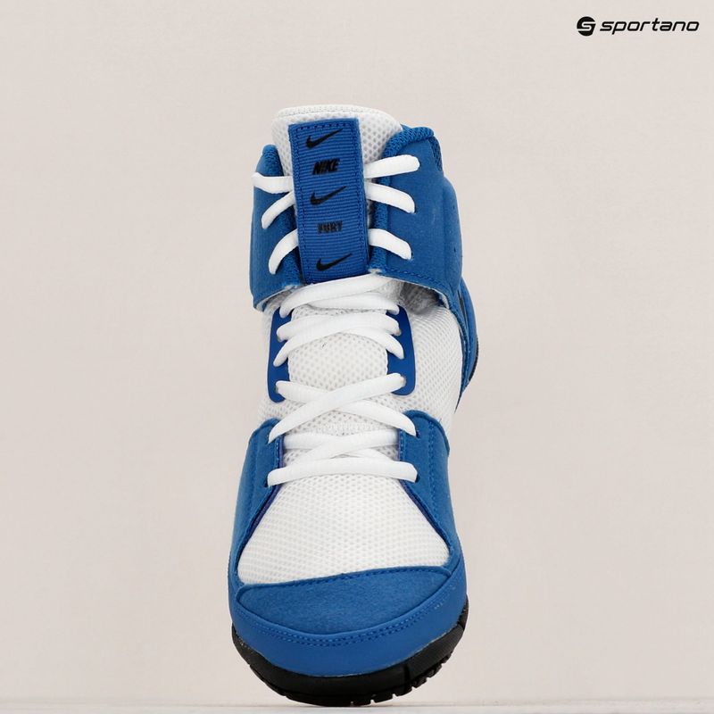 Nike Fury team royal/white/black wrestling shoes 9