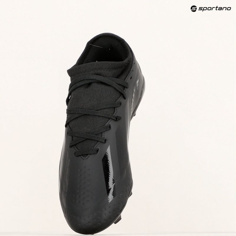 adidas X Crazyfast 3 FG core black children's football boots 11