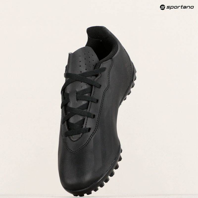 Children's adidas X Crazyfast 4 TF core black football boots 11