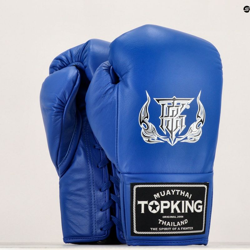 Top King Boxing Gloves Competition blue 8