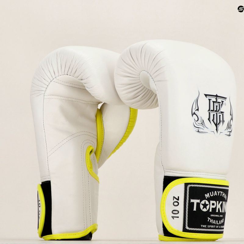 Top King Boxing Reborn white/yellow boxing gloves 6