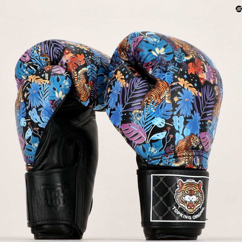 Top King Boxing Gloves Wild Tiger black 6