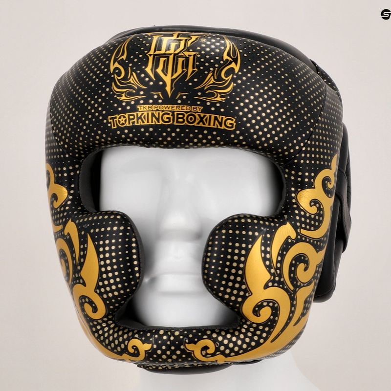 Top King Kanok black boxing helmet 8