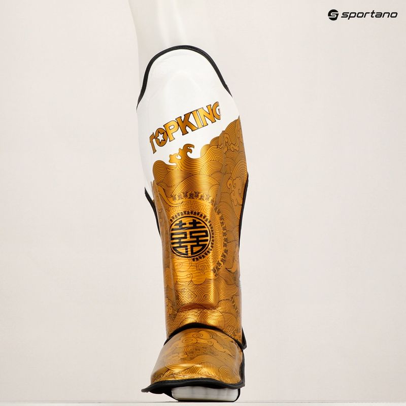Top King Happiness Chinese white tibia and foot protectors 6