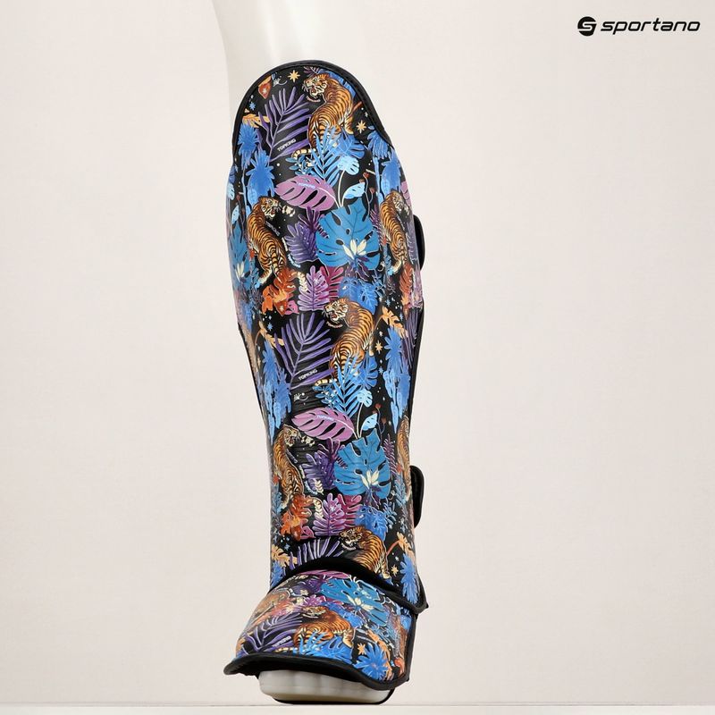 Top King Wild Tiger tibia and foot protectors black 8