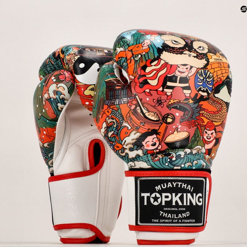 Top King Boxing Culture white/red TKBGCT-1C1 boxing gloves 7