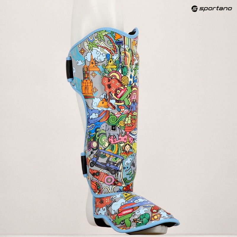 Top King Culture black tibia and foot protectors 6