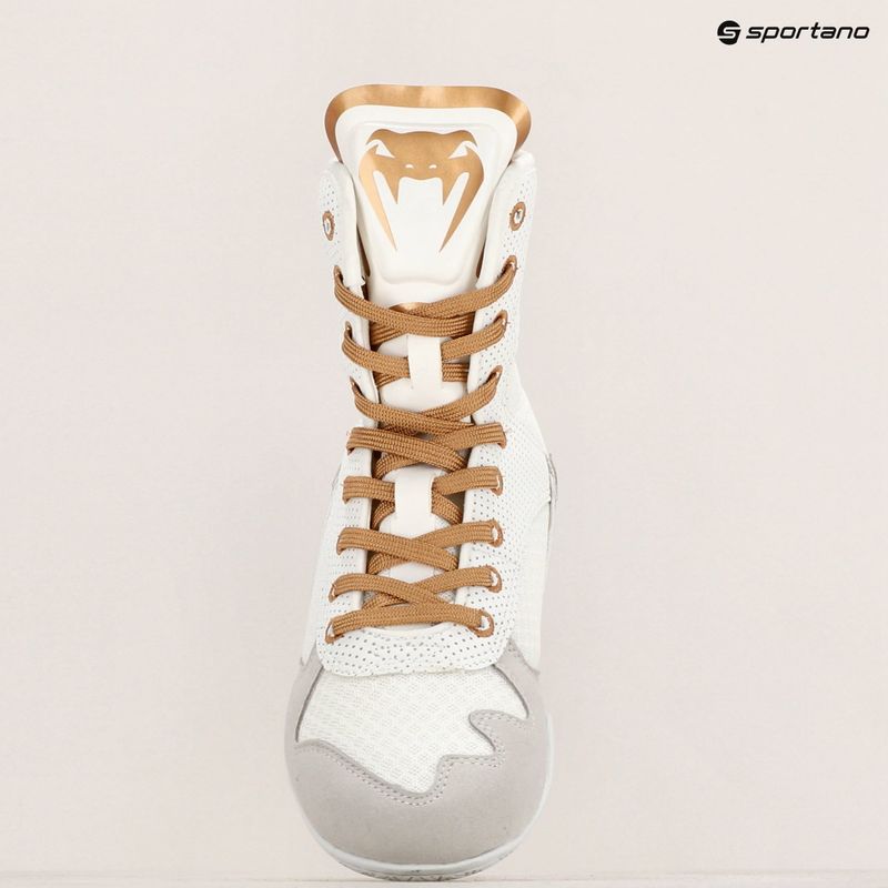 Venum Elite Boxing shoes white/gold 20
