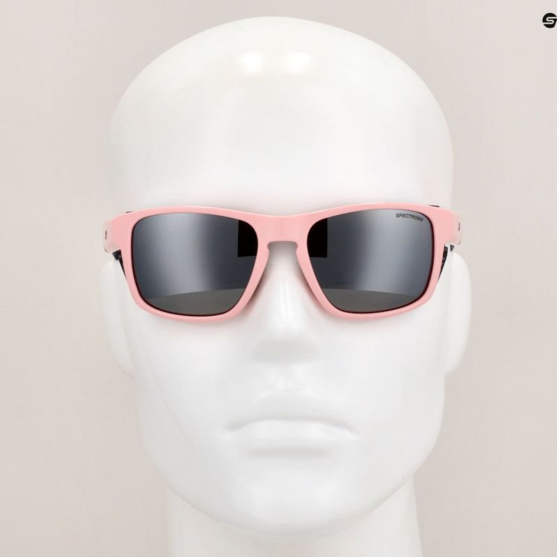 Julbo Shield M Spectron 4 shiny pastel pink/dark gray sunglasses 5