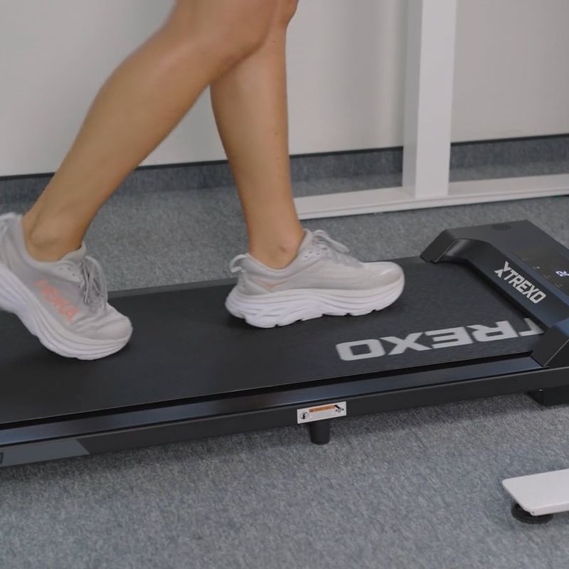 TREXO Walking Pad W100 electric treadmill black 19
