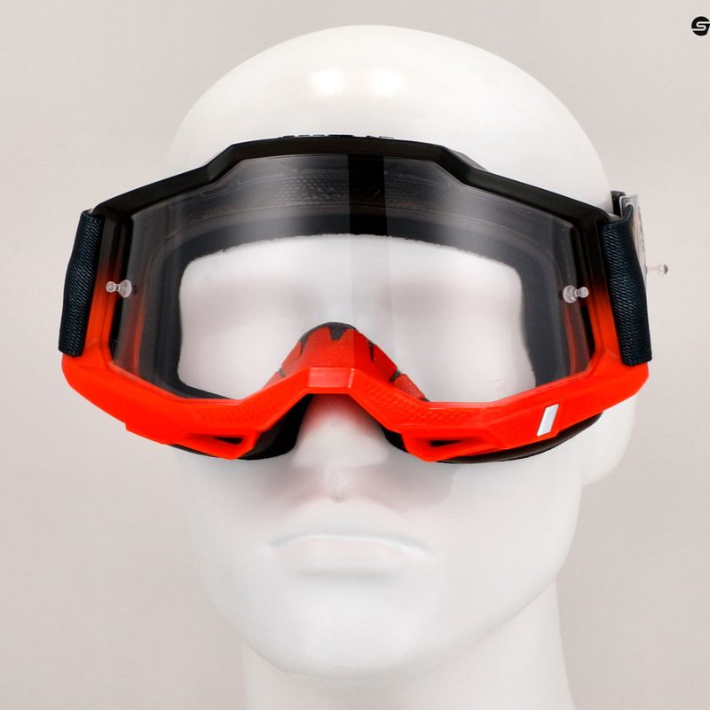 100% Accuri 2 stamino 2/clear cycling goggles 7
