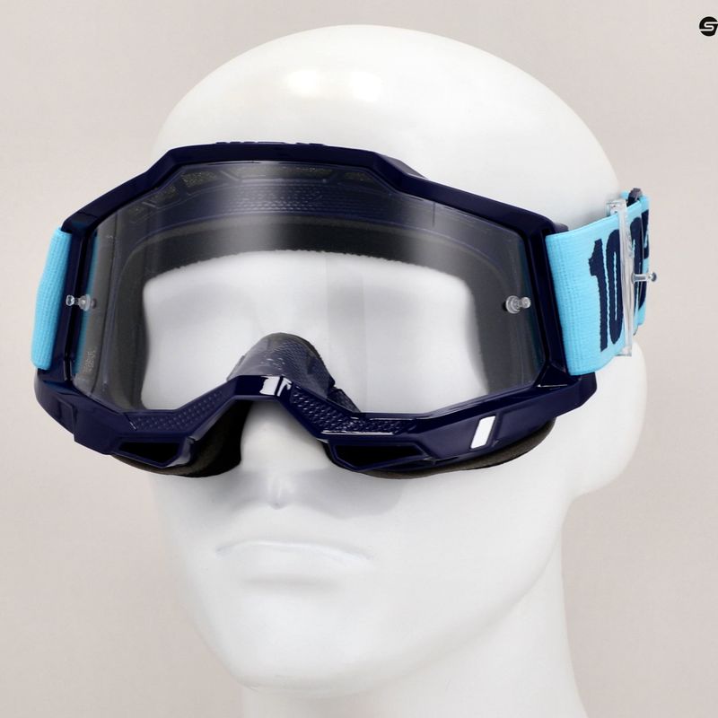 100% Accuri 2 vaulter/clear cycling goggles 7