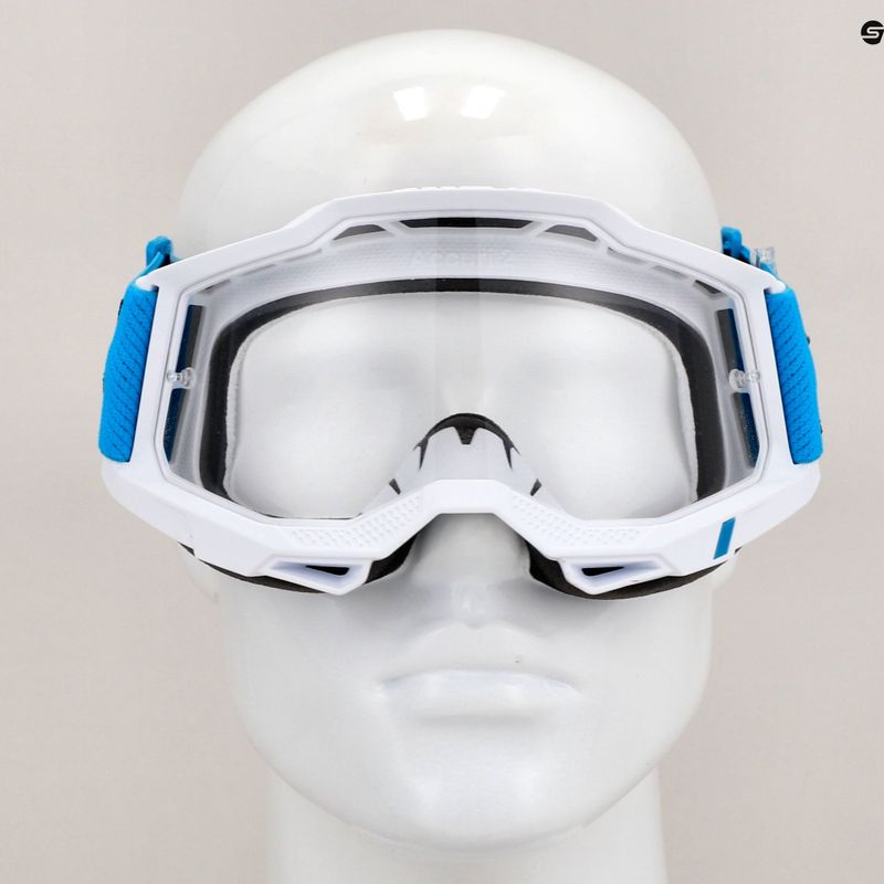 100% Accuri 2 novel/clear cycling goggles 7