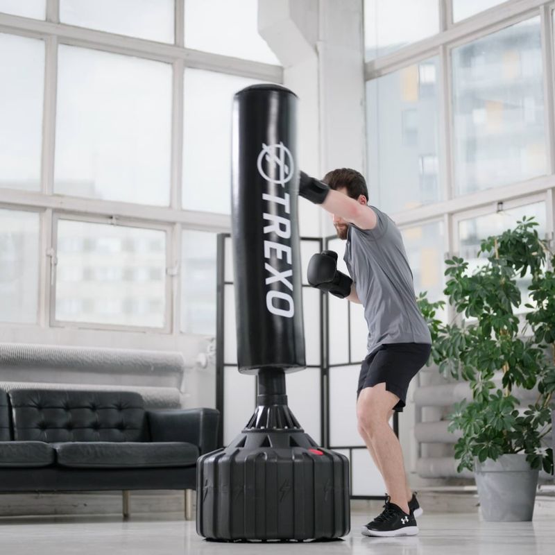 TREXO boxing bag black SPB-180 15