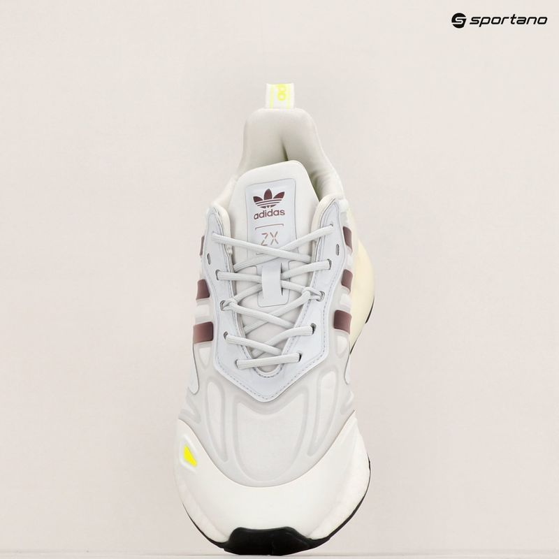 adidas ZX 2K Boost 2.0 children's shoes crystal white/solar yellow/off white 9