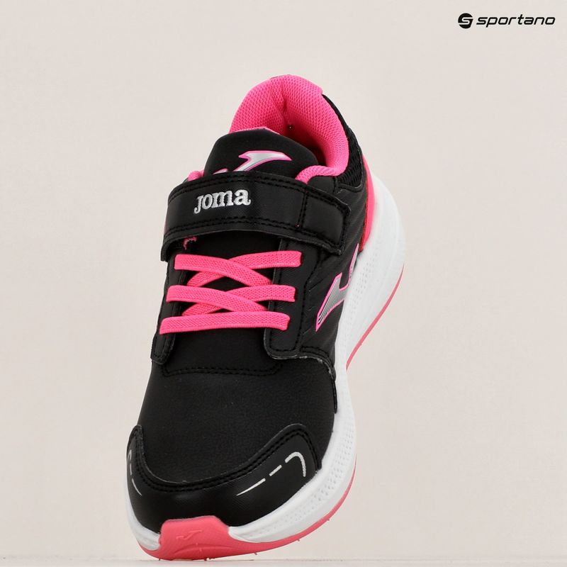Joma Fury black/fuchsia children's running shoes 9