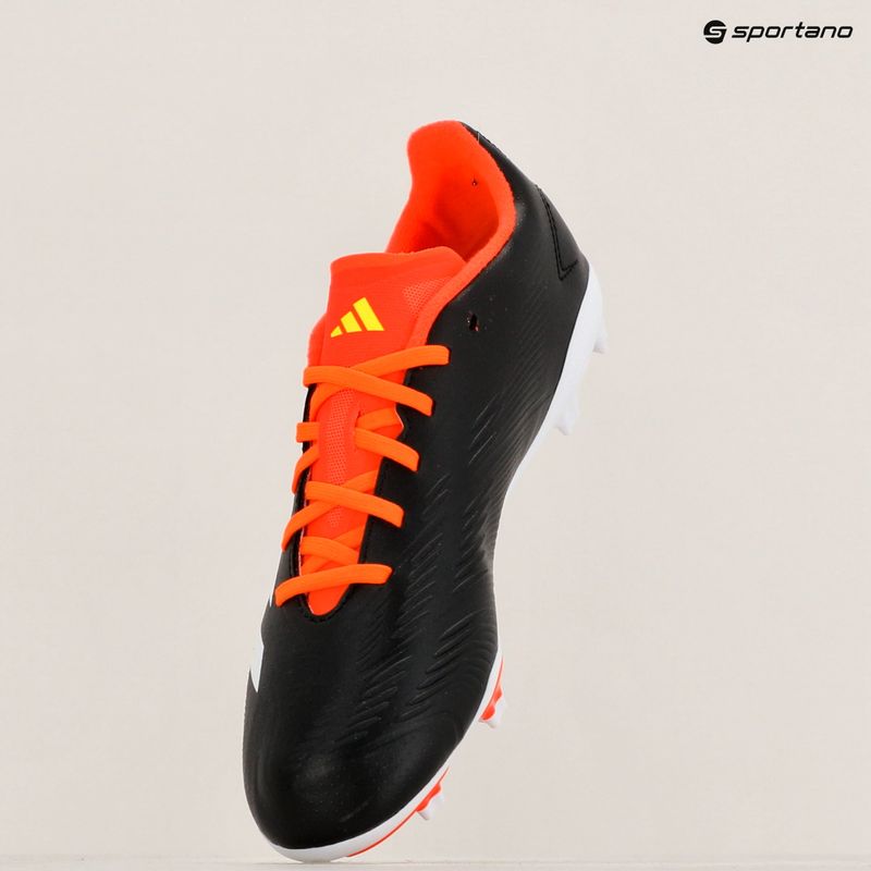 adidas Predator League FG core black/cloud white/solar red children's football boots 10