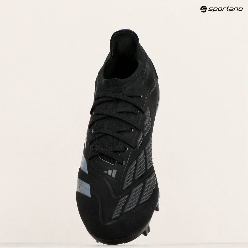 Men's adidas Predator Pro FG core black/carbon football boots 10