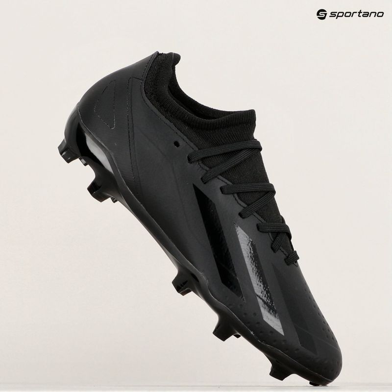 Men's adidas X Crazyfast 3 FG core black football boots 11