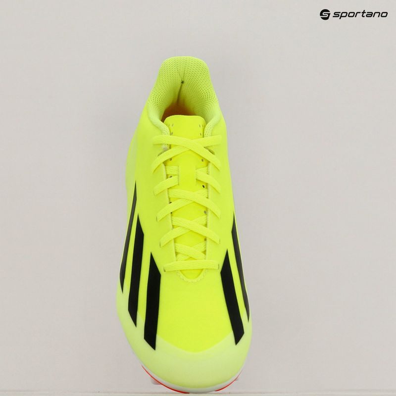 Men's adidas X Crazyfast Club FxG team football boots solar yellow/core black/cloud white 11