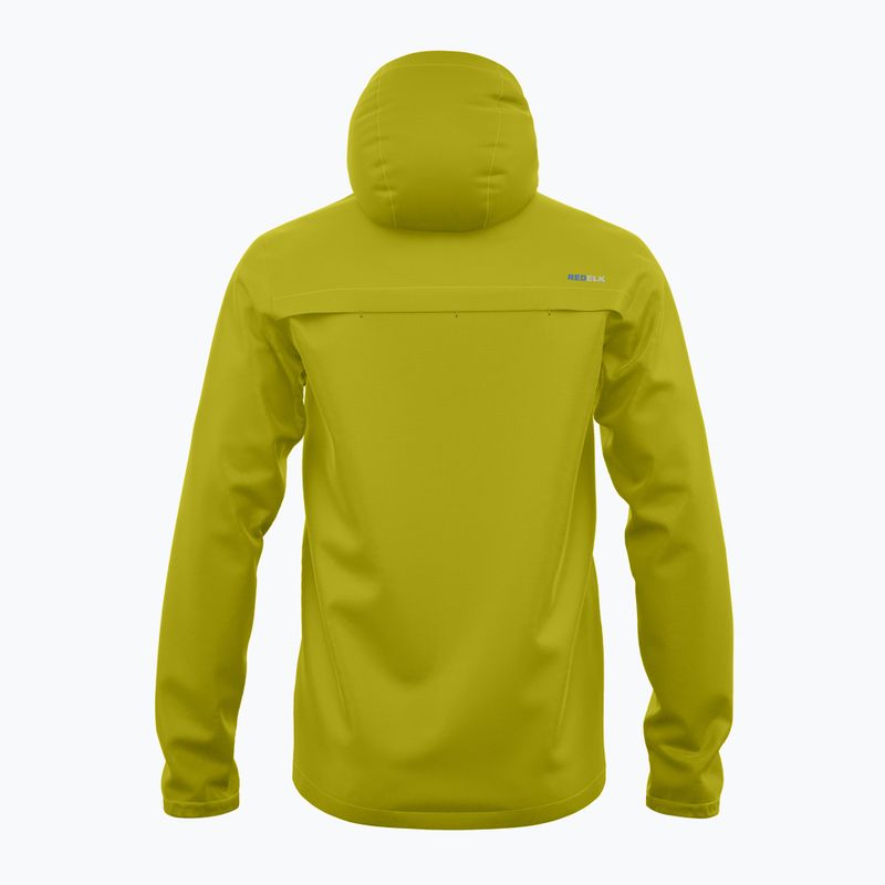 RedElk Agua sulphur yellow rain jacket 2