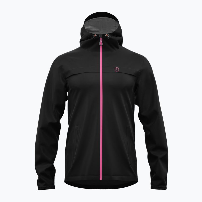 RedElk Agua black/pink rain jacket