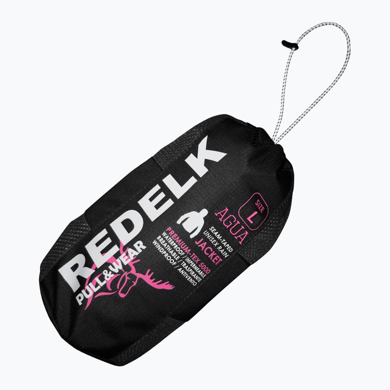 RedElk Agua black/pink rain jacket 2