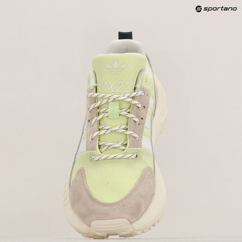 Children's shoes adidas ZX 22 cloud white/cloud white/almost lime 9