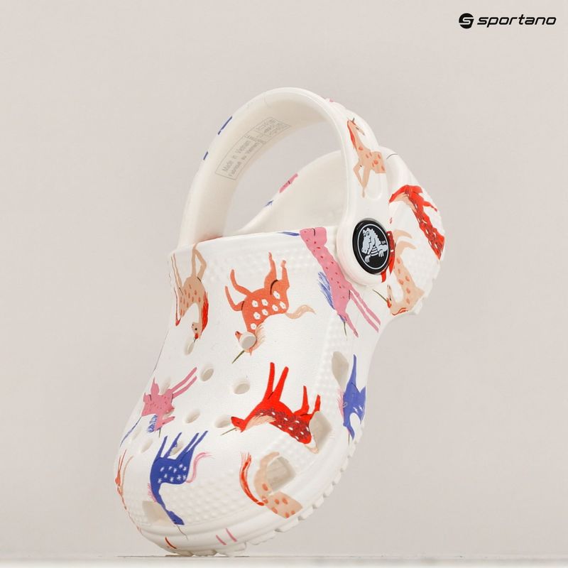 Crocs Classic Character Print Clog Toddler unicorn slides 16