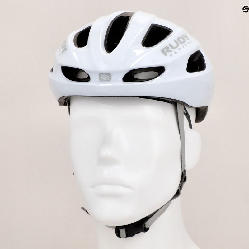 Rudy Project Strym Z white shiny bicycle helmet 9