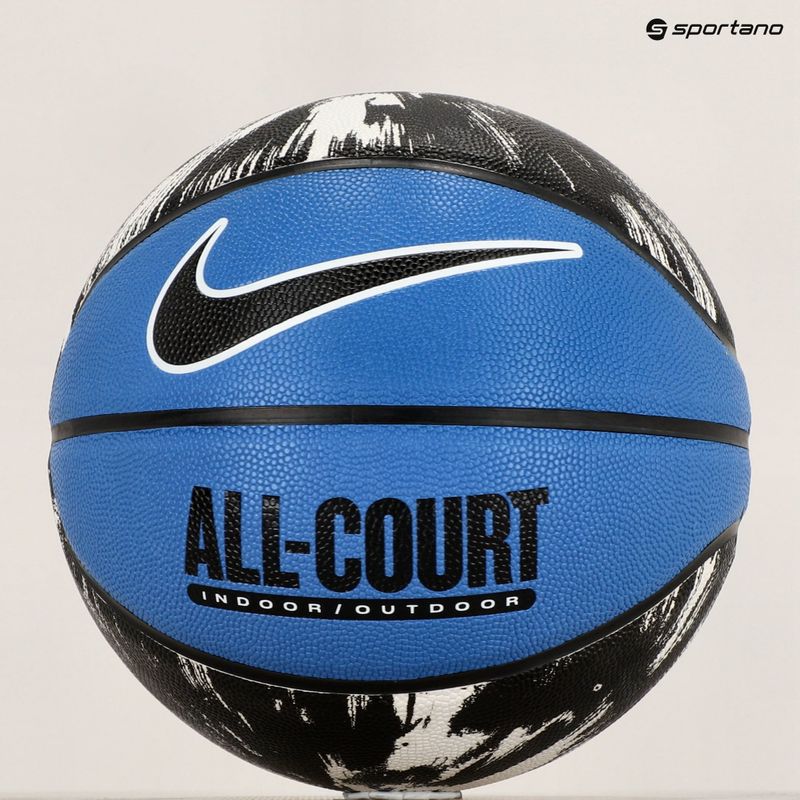 Nike Everyday All Court 8P Graphic Deflated star blue/black/white/black basketball size 7 5