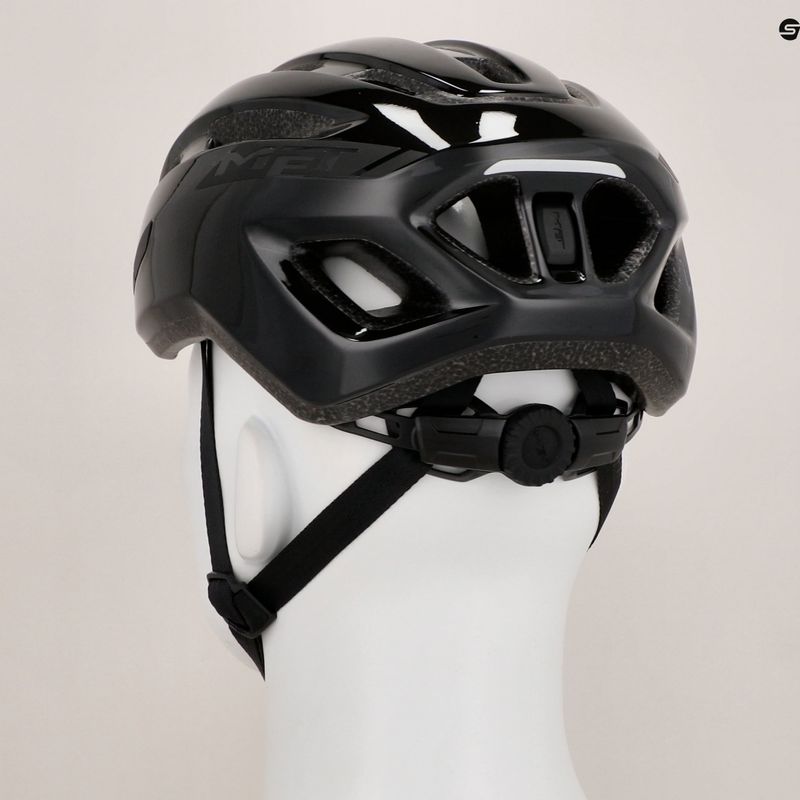 MET Miles black glossy bicycle helmet 8