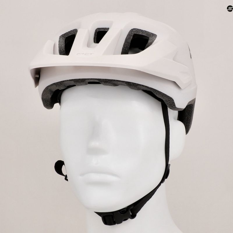 MET Echo off white/bronze matt bicycle helmet 8