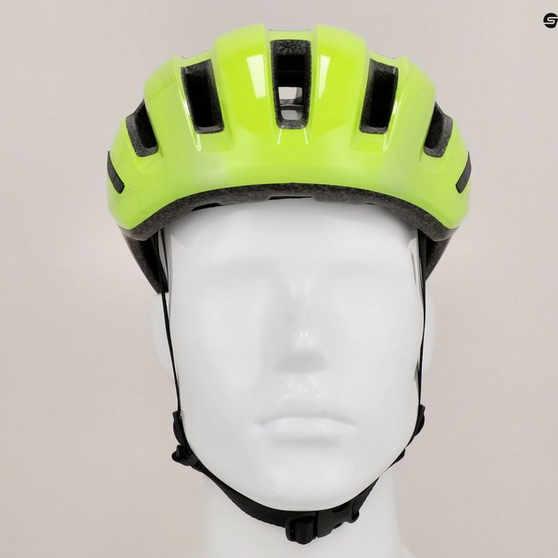 MET Miles yellow glossy bicycle helmet 8