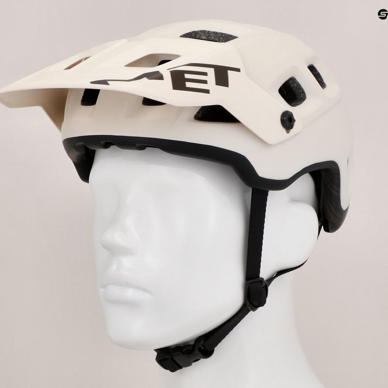 MET bicycle helmet Terranova off white/bronze matt 9
