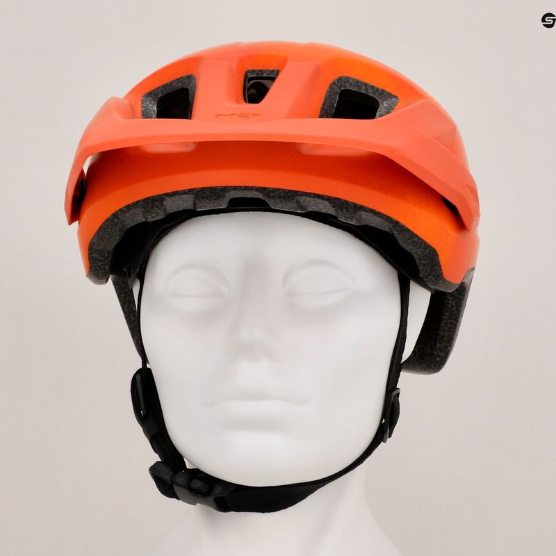 MET Echo bicycle helmet orange rust matt 9