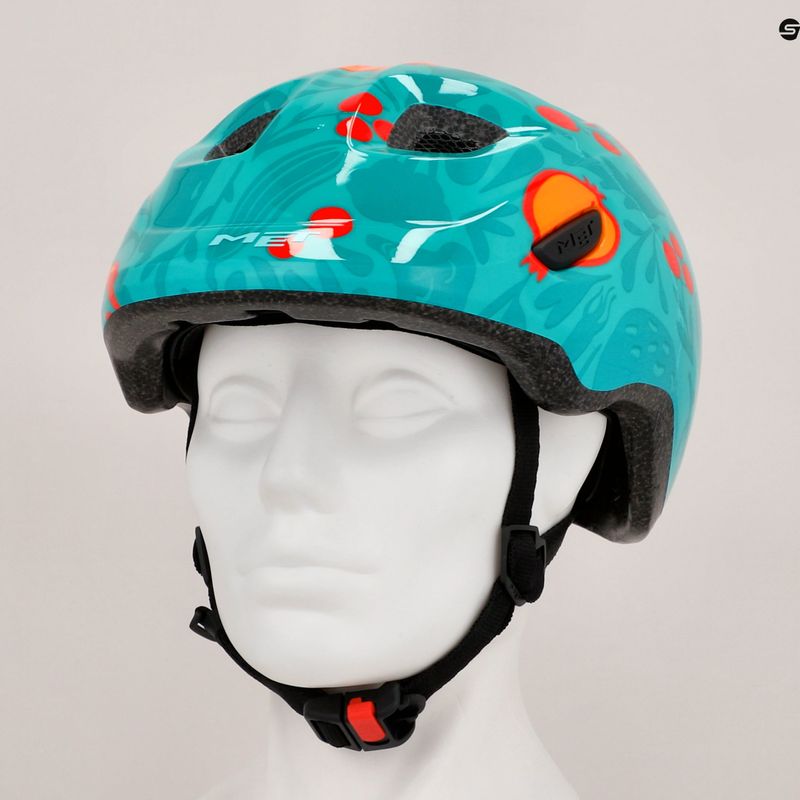 MET children's bicycle helmet Hooray green fruit glossy 9