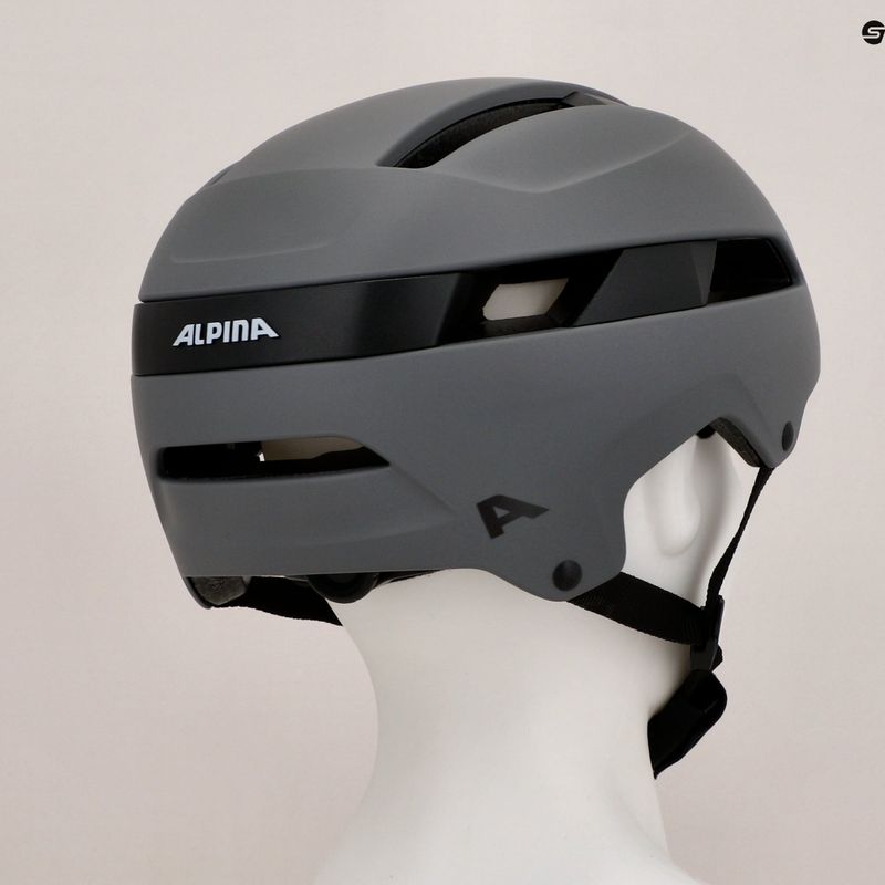 Bike helmet Alpina Soho coffee/grey matt 8