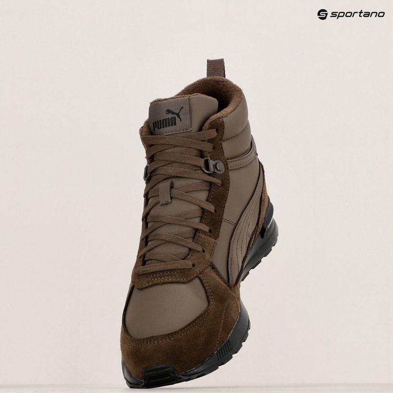 PUMA Graviton Mid chocolate/puma black shoes 9