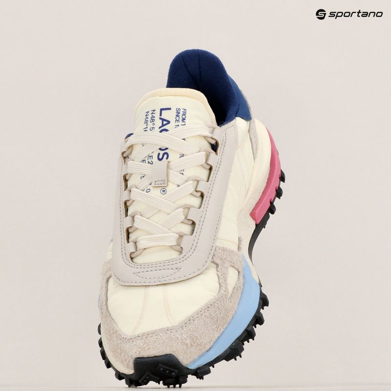 Lacoste women's Elite Active off white/ navy shoes 12