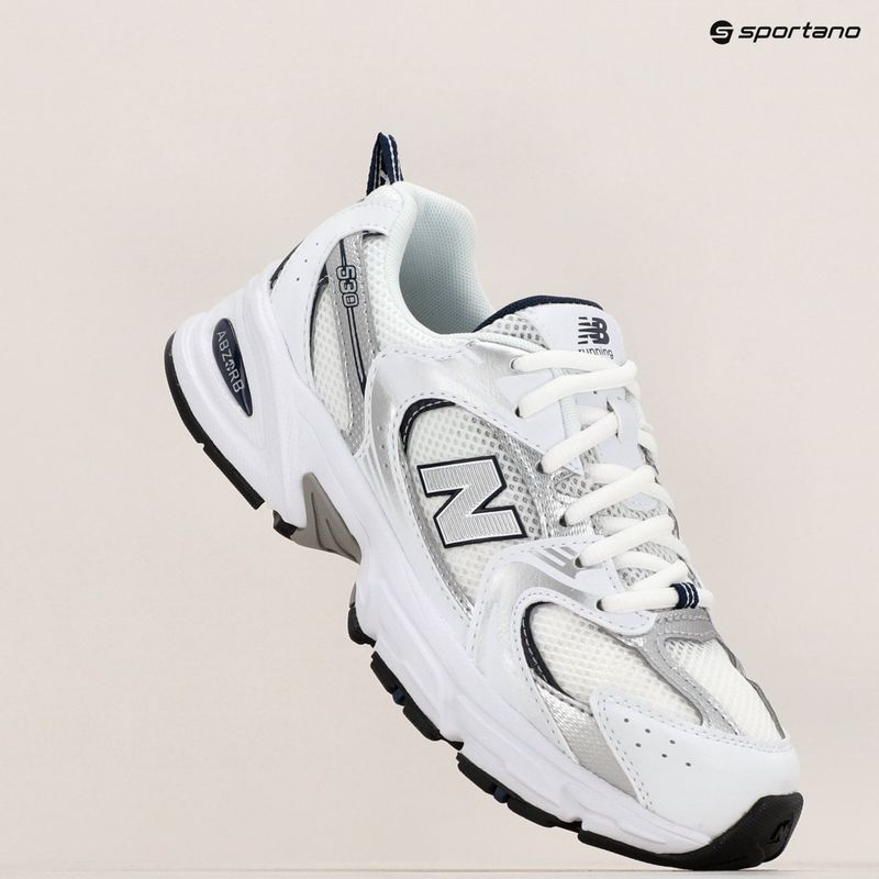 New Balance 530's V1 white children's shoes 9