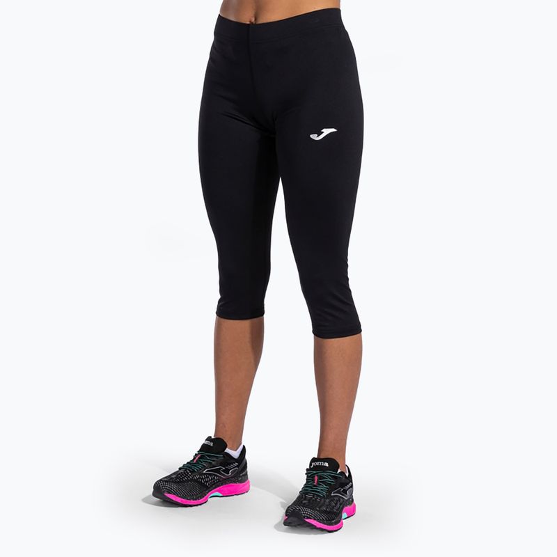 Women's running leggings Joma Olimpia 3/4 black 2