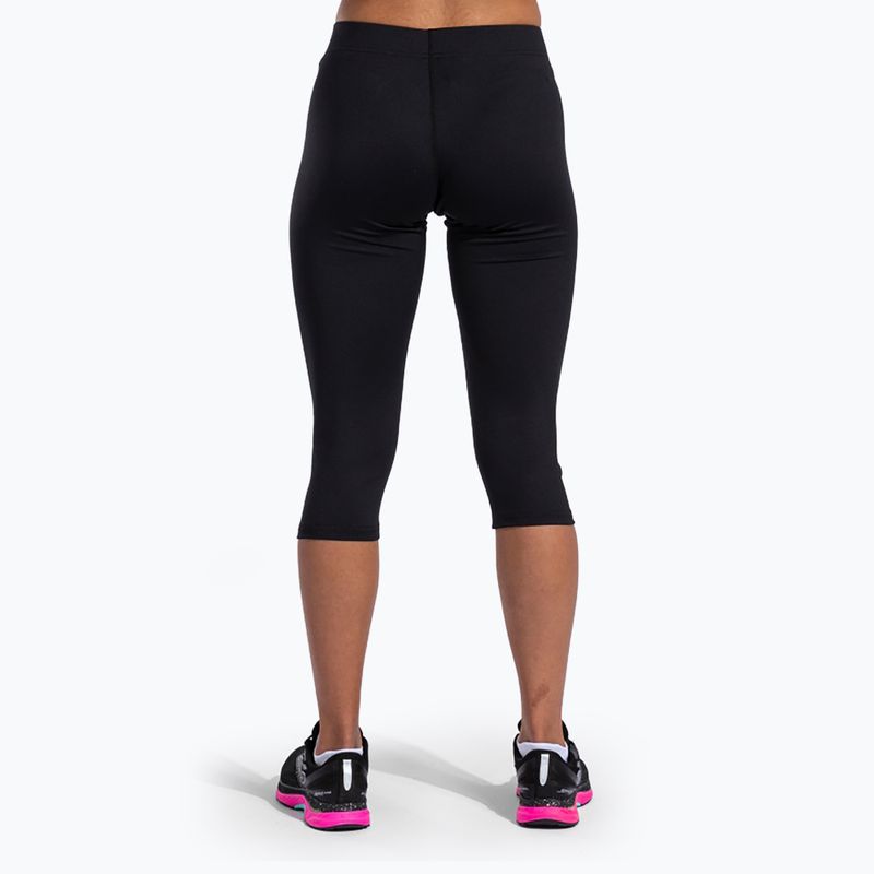Women's running leggings Joma Olimpia 3/4 black 3
