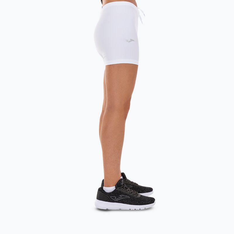 Women's running shorts Joma Lycra white 3