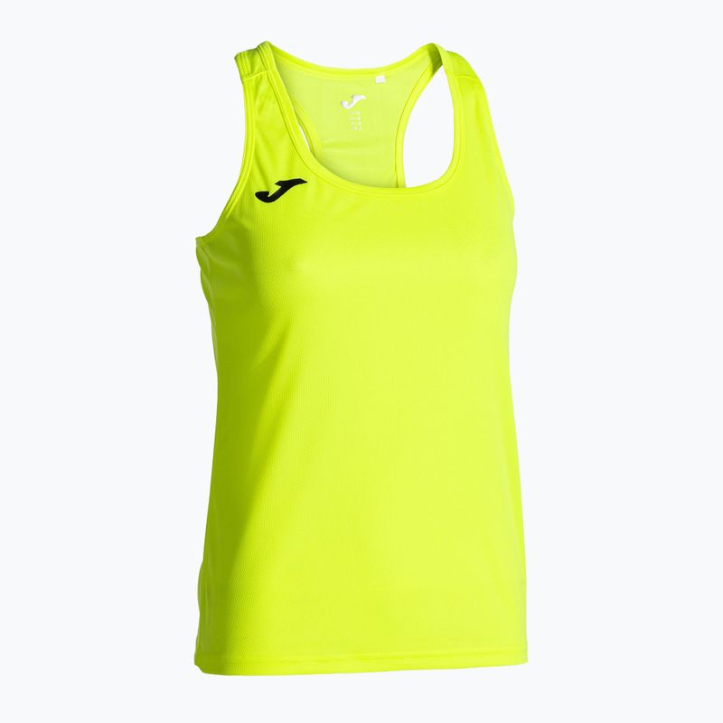 Women's running shirt Joma Siena II yellow fluor