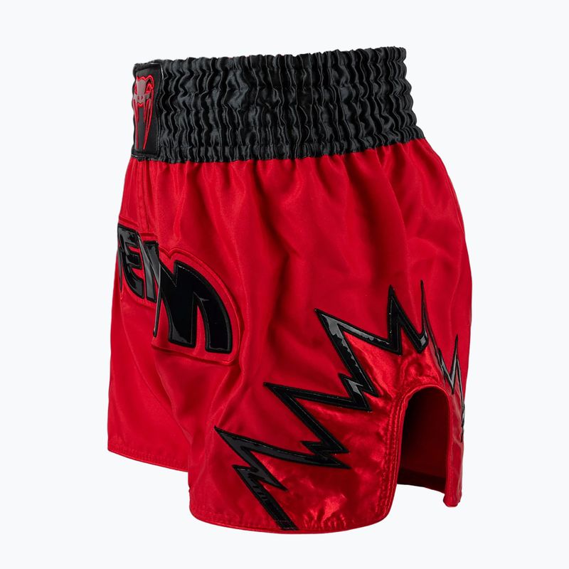 Men's training shorts Venum Inferno Muay Thai red/charcoal grey/black 3
