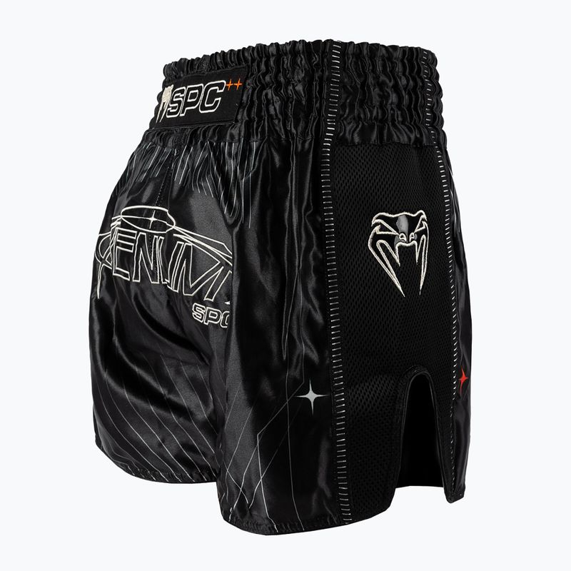 Men's training shorts Venum Eclipse Muay Thai black/ivory 4