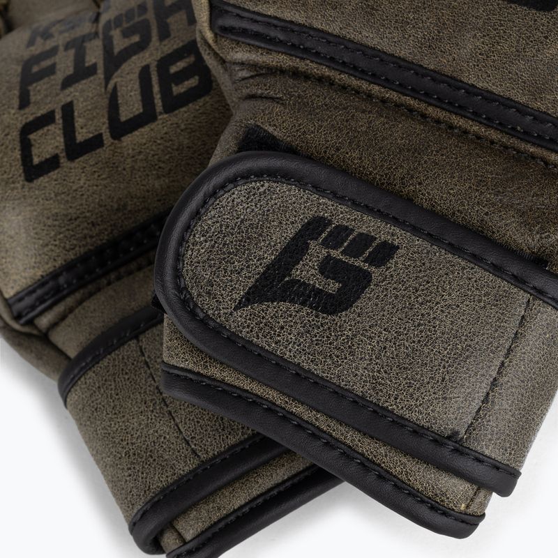 KSW Fight Club brown grappling gloves Gloves_FCL 5