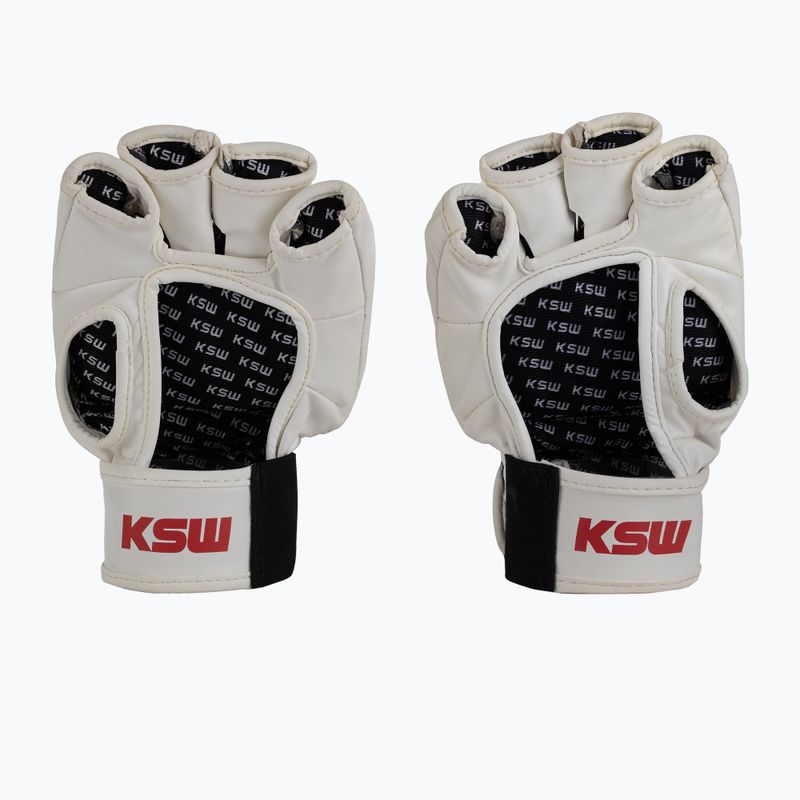 KSW grappling gloves red 2